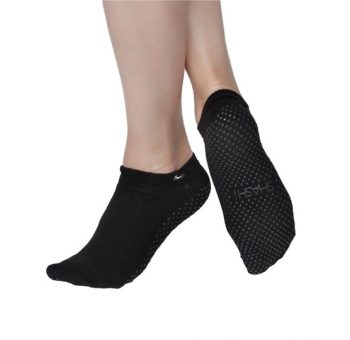 športne nogavice s protizdrsnimi čepki, črne barve